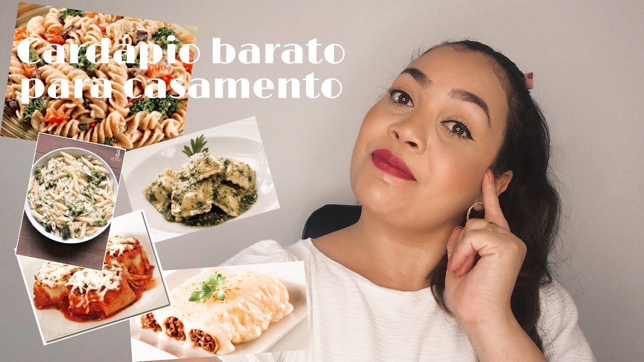 Cardápio barato para Casamento #casamento