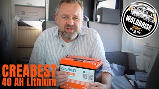 CREABEST 40Ah Lithium Batterie für Wohnmobil und Co