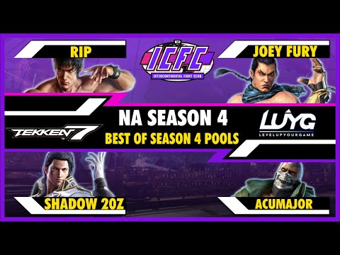 Best Pool Matches from ICFC NA Season 4: Rip, Joey Fury, Acumajor, Lil_Majin 【Tekken 7 4.22】