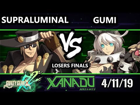 F@X 297 GGXRD2 - Supraluminal (Johnny)  Vs. GUMI (Elphelt) - Guilty Gear XRD Rev 2 Losers Finals