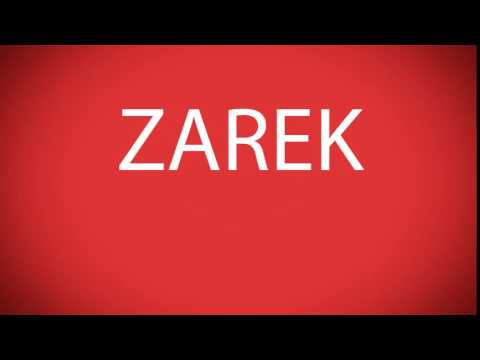 How to pronounce ZAREK [Marvel characters]