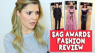 SAG AWARDS FASHION REVIEW // Grace Helbig