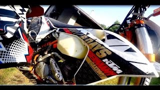 KTM EXC 450 six days -Team Leader has new bike - GoPro 4-