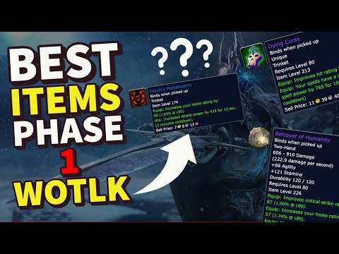 The BEST items of Phase 1 WOTLK Classic
