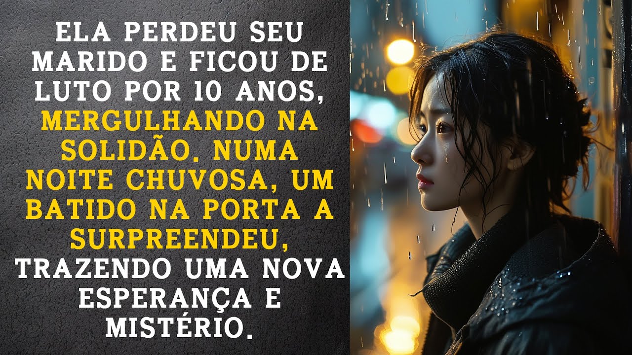 Ela perdeu o marido e ficou de luto por 10 anos! O que aconteceu numa noite chuvosa vai te