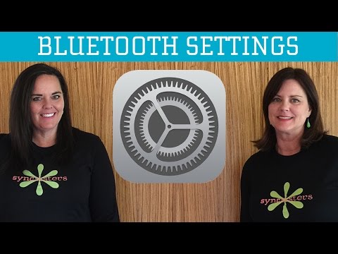 iPhone / iPad Bluetooth Settings Video