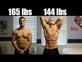 INSANE BODY TRANSFORMATION 165lbs to 144lbs!!!