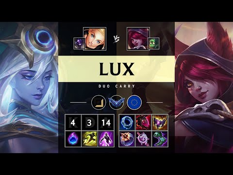 Lux Carry vs Xayah - EUW Diamond Patch 25.18
