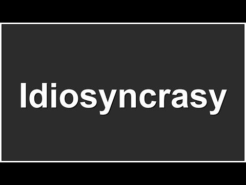 How to Pronounce Idiosyncrasy | What Is Idiosyncrasy? | Idiosyncrasy Word Guide