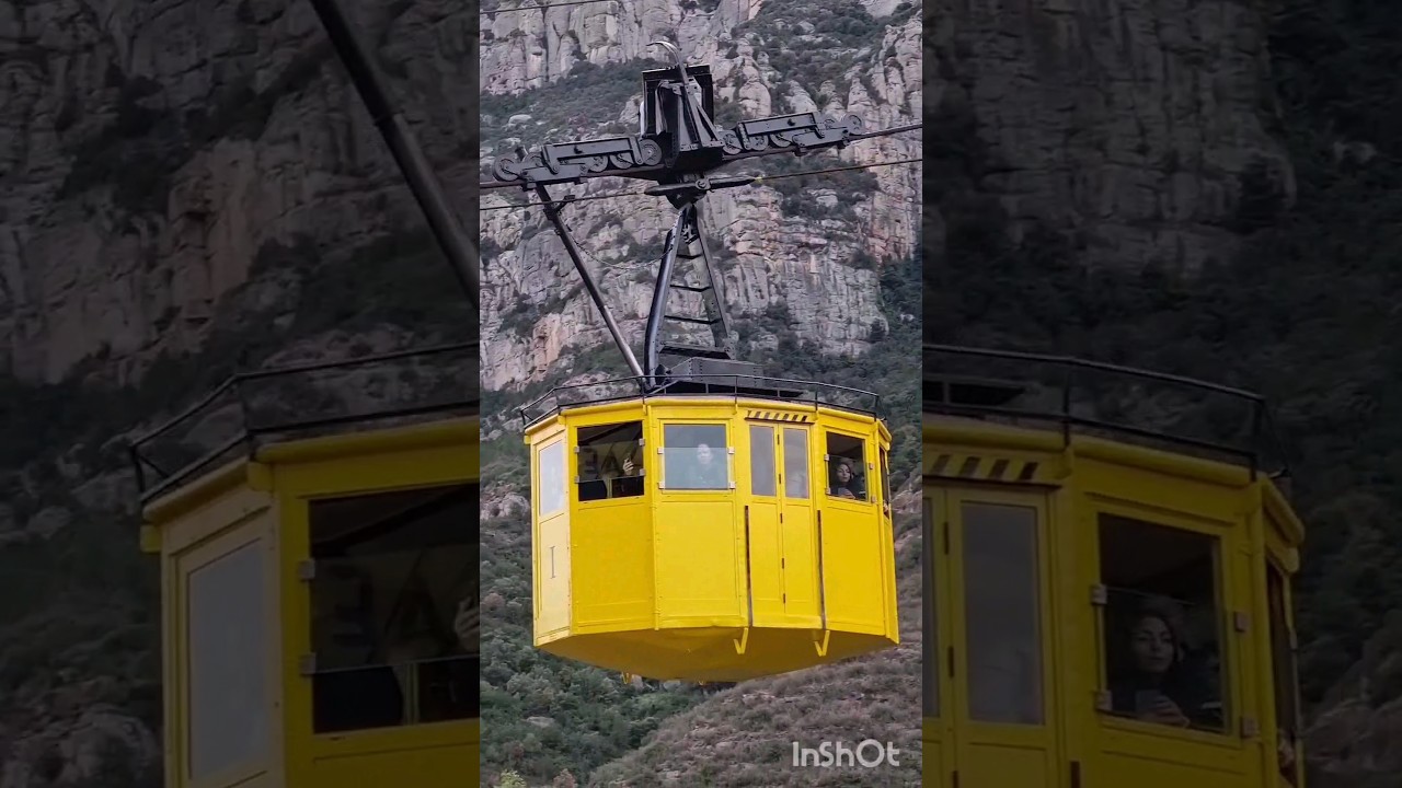 🚡 Zjeżdżamy kolejką linowa Montserrat ⛰️ #podróże ...