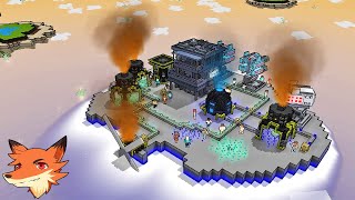 Cyber Factories [FR] Fortifiez une île mobile pour assembler une fusée et quitter la planète alien!