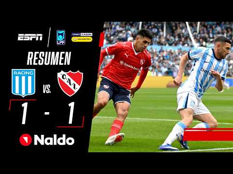 Video: RACING E INDEPENDIENTE EMPATARON EN EL CLÁSICO