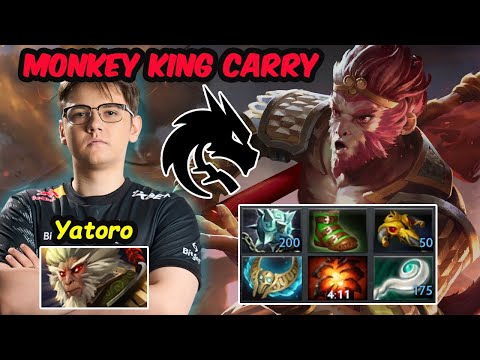 YATORO Monkey King Carry BROKEN BUILD Server EU Pub Dota 2