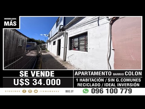 Video de YouTube - Apartamento Venta Colón Montevideo iMas.uy MC *