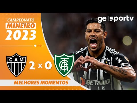 Gols e lances de Atlético Mineiro x América-MG