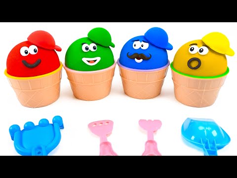 DIY Kinetic Sand Ice Cream in Princess Box 🍦🌈 Kinetic Sand ASMR