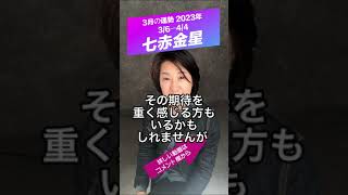 【七赤金星】3月の運勢