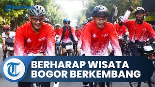 Gowes Bareng Bima Arya, Sandiaga Uno Beharap Sektor Wisata di Kota Bogor Terus Berkembang