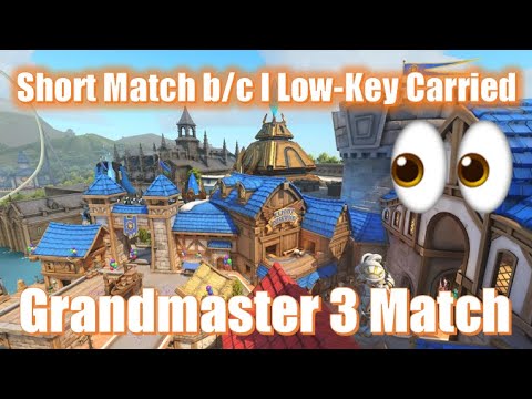 Short Match Because I Low-Key Carried 👀 - Grandmaster 3 Match - Season 4 - Mercy Overwatch