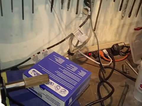Driveshaft carrier bearing install tips no press and no hammering
