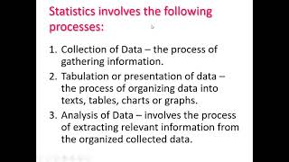 Introduction to Statistics