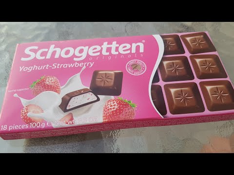 Melted - Schogetten Originals Yoghurt Strawberry Chocolate Unboxing 2021