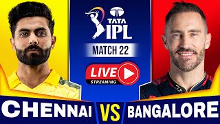 Live: CSK Vs RCB Match 22 | Chennai vs Bangalore Live Scores and Commentary | IPL LIVE 2022