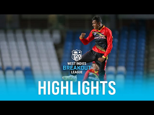 Guyana Rainforest Rangers dominate against the Leewards Thunder  | Highlights | WI Breakout League