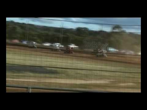 Kim Collins Sprintcar Crash