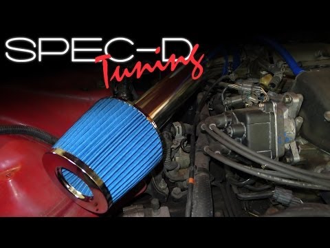 SPECDTUNING INSTALLATION VIDEO: 1992-1995 CIVIC 1993-1997 DEL SOL SHORT RAM INTAKE
