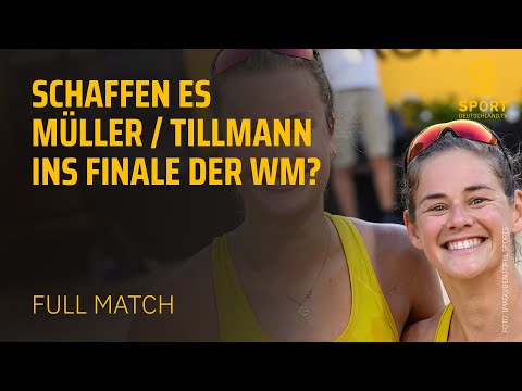 Deutschland - Kanada | Full Match - Halbfinale, Beachvolleyball-WM 2022 | SDTV Volleyball