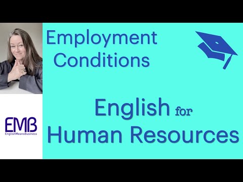 HR Employment Conditions English Vocabulary test