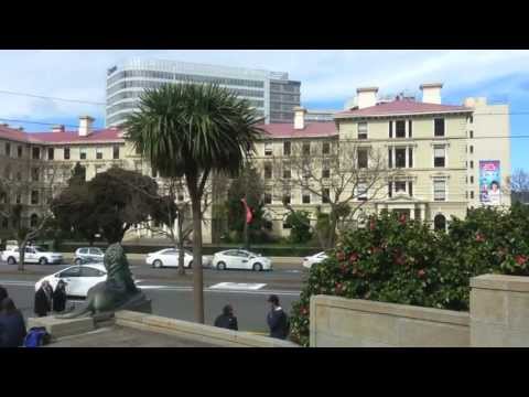 Walk through parts of Wellington, New Zealand
