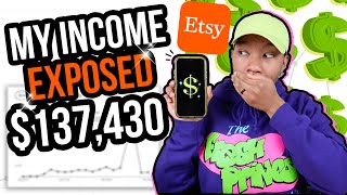 HOW I MADE OVER $130,000 WITH MY ETSY TSHIRT BUSINESS | Tips for success