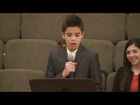 GRPC Poezie Domnul e Păstorul meu - Biserica Penticostală Golgota Portland Oregon 11-6-2016 pm