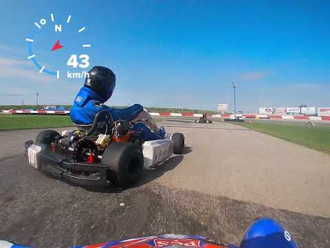 Go kart racing WRKC Reverse track on board Griffin Nichols jr heavy 2022