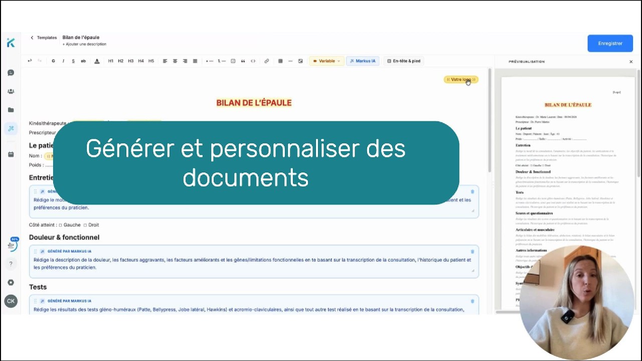 Generate and customize documents