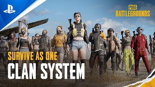 PUBG: Battlegrounds - Clan System Trailer Trailer