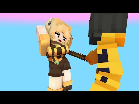 ZERO TWO DODGING YAY! ARIGATO TUTU ETHOBOT BULLY DAISY - MINECRAFT ANIMATION #shorts