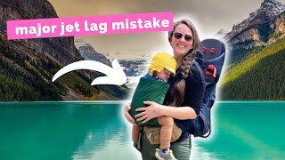 How to Manage Jet Lag QUICKLY When Traveling with a BABY or TODDLER | My Top Tips + What NOT to do!