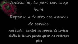 Trust - Antisocial (Lyrics)