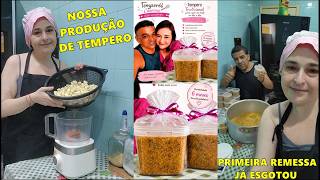 NOSSA PRODUÇÃO DE TEMPERO E JÁ ESGOTOU TUDO - MOZINHO TENTOU ME AJUDAR