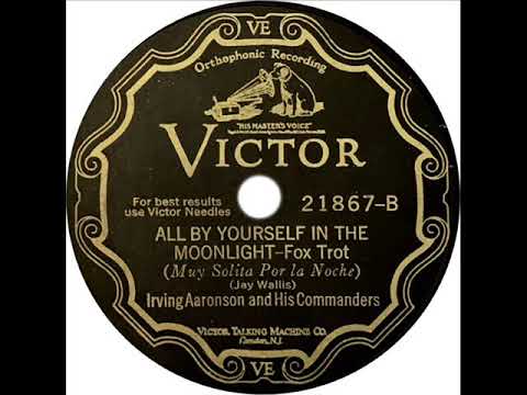 Irving Aaronson - All By Yourself In The Moonlight (Phil Saxe and Trio)