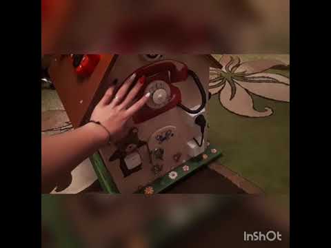 BUSUBORD|БИЗИБОРД|Развивающая игрушка для детей|DIY| своими руками для любимой племянницы ❤❤❤