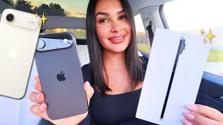 the most iconic iphone air unboxing *space black & light gold!* 📱☁️✨