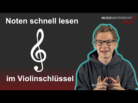 Notenlesen im Violinschlüssel (G-Schlüssel) – So einfach geht's! + Tricks zum schnellen Notenlesen