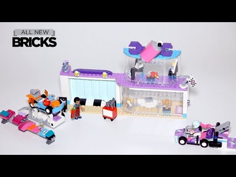 Vidéo LEGO Friends 41351 : L'atelier de customisation de kart