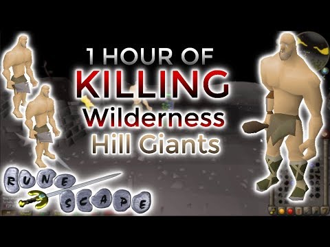 [OSRS] Killing Wilderness Hill Giants in F2P | Low to Mid Level Combat Training