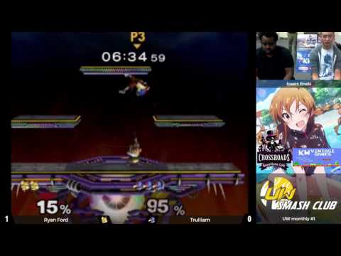 UWaterloo Melee Monthly #1 - Singles Losers Final - Ryan Ford vs Trulliam