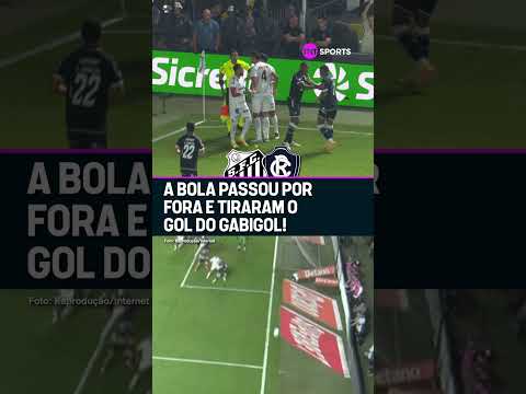OLHA O GOL ANULADO DO GABIGOL… A BOLA REALMENTE SAIU! #short